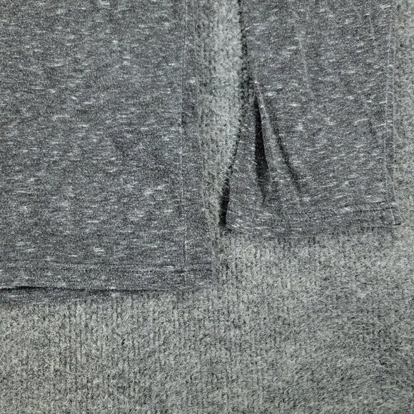 Hollister Shirt Men's Small Gray Embroidered Logo Crew Neck Long Sleeve Pocket - Picture 6 of 15